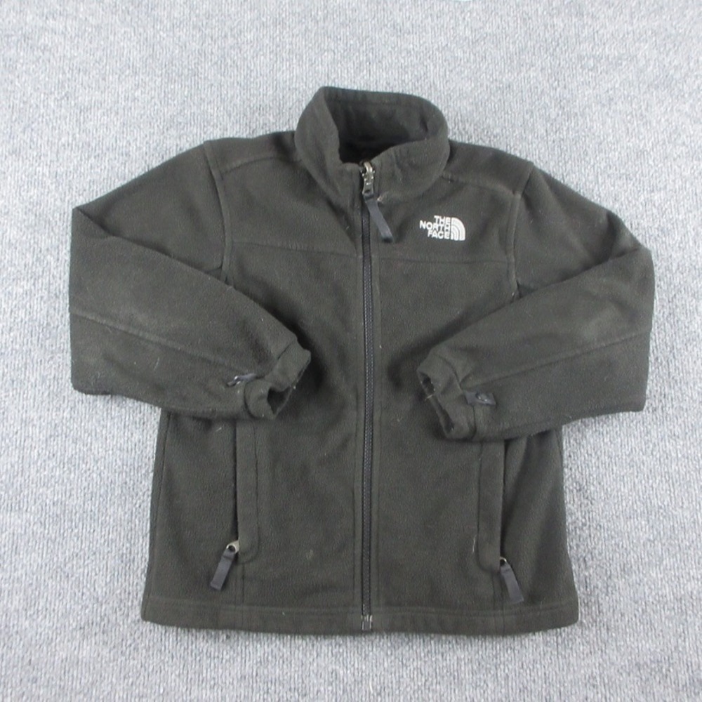 The North Face Jacket Youth S? Black Full Zip Fleece Outdoors Hiking Boys